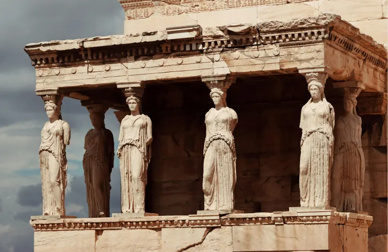 Καρυάτιδες στην Ακρόπολη